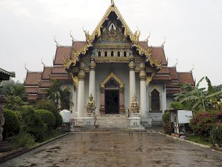 de Thaise tempel, Bodhgaya • India • Bihar